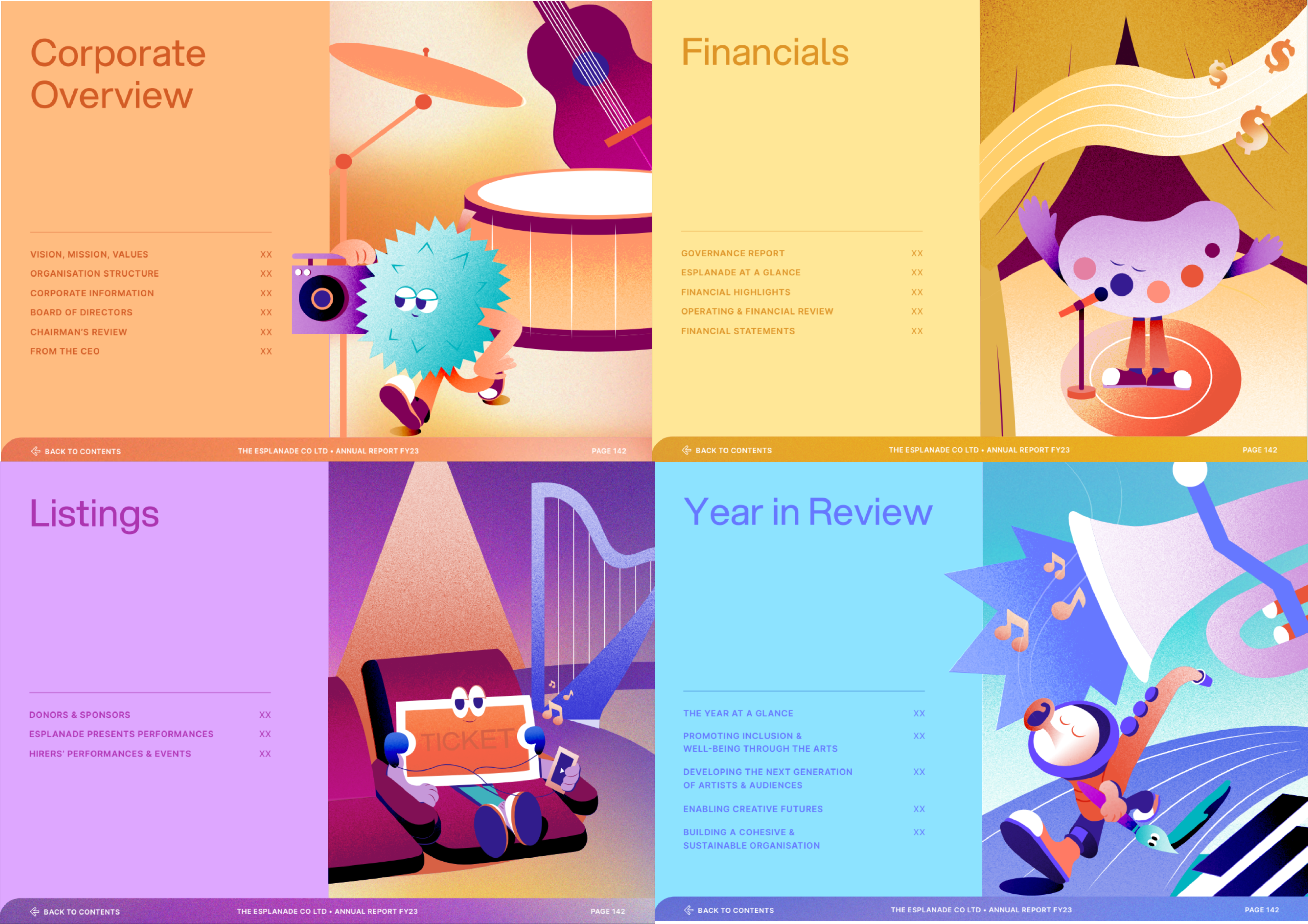 Esplanade Character Design
